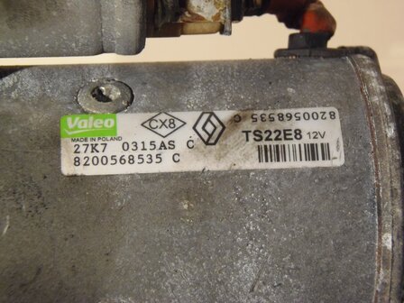 Startmotor 2,2kW Nissan Opel Renault gebruikt 6 maanden garantie