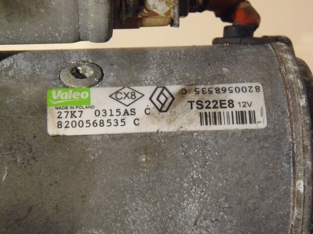 Startmotor 2,2kW Nissan Opel Renault gebruikt 6 maanden garantie