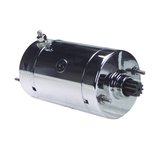 Startmotor Harley-Davidson 1971-1990 nieuw chrome uitvoering Startmotor Harley-Davidson 1971-1990 nieuw chrome uitvoering